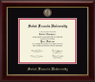 Masterpiece Medallion Diploma Frame in Gallery Saint Francis