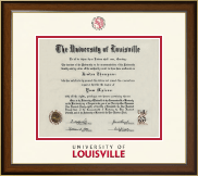 University of Louisville Diploma Frame Tassel Holder Box Louisville Sc
