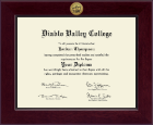 Century Gold Engraved Diploma Frame in Cordova Diablo Valley